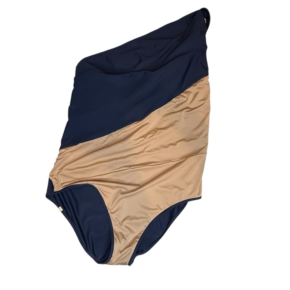 Summersalt The Sidestroke One Piece Swimsuit Deep Sea Navy Blue 18 - Picture 6 of 7